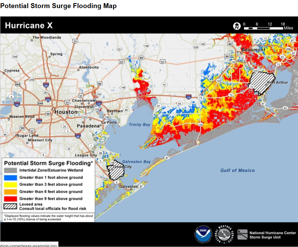 Potential Storm Surge Flooding Map – Lisa Miller Associates